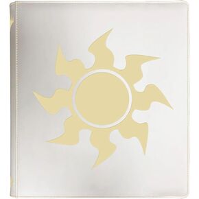 Ultra PRO - Mana 8 12-Pocket Zip PRO-Binder - Plains for Magic: The Gathering, Holds & Protects 480 Standard Sized Cards, Collector's Edition Durable Trading Secure Side-Loading Pocket Binder