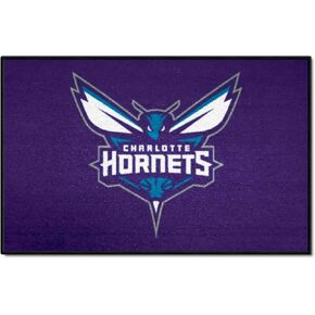 FANMATS 11901 Charlotte Hornets Starter Mat Accent Rug - 19in. x 30in. | Sports Fan Home Decor Rug and Tailgating Mat