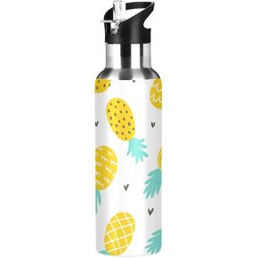 xigua Colorful And Beautiful Galaxy Stainless Steel 600ml Water Bottle Leak-Proof Water Bottle, Suitable for Gym School Children and Adult Drinking Bottles