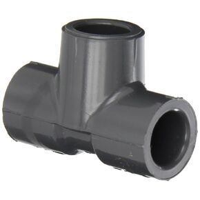 Spears 801 Series PVC Pipe Fitting, Tee, Schedule 80, 6" Socket