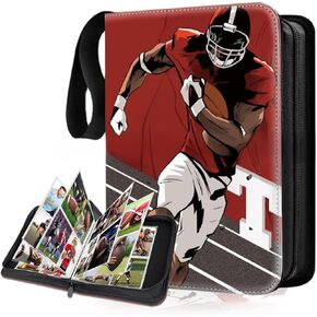 Basketball Card Binder for Cards Binder 9-Pocket,Compatible with Cards,9-Pocket Pages Sleeves Hold up 900 Cards.Trading Card Binder with Sleeves,Card Holder Collector (Basketball,9 Pockets 900 Cards)
