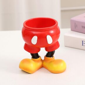 7''Mouse Hand Flower Vase Planter Pot,Creative Succulent Pot,Pen Holder,Cute Mouse Decor for Home Shelf Tabletop Decorations Ideal Gift (Hand)