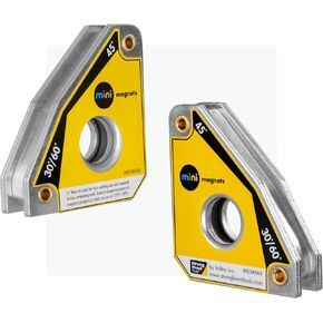 Mini Magnetic Squares, Size: 2.3"x2"x.6", Angles: 30º/60º, 45º, 90º, light duty (Twin Set), MS346AT