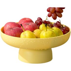 Fruit bowl Fruit Basket for Kitchen Countertop Kitchen Storage Baskets Stand Organization, Decor Centerpiece for Kitchen Counter or Dining Room Tables, White