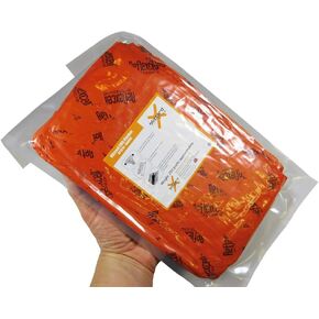 Blizzard EMS Blanket, 2-Layer, Orange, Flat-Pack