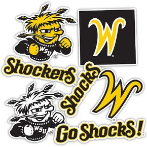 Desert Cactus Wichita State University Sticker WSU Shockers Stickers Vinyl Decals Laptop Water Bottle Car Scrapbook T2 (Type 2)