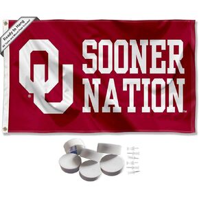 Oklahoma Sooners Sooner Nation Banner and Tapestry Wall Tack Pads