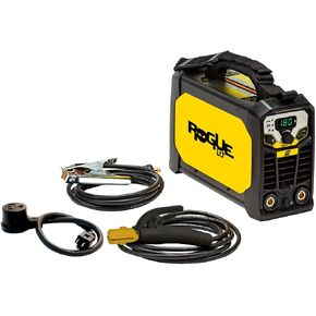 ESAB 0700500070 MINIARC Rogue ES 180i Stick Welding System, Dual Voltage Input, Adjustable Hot Start/Arc Force, Stick 6010 Mode, Power Factor Control, Electrodes up to 5/32", IP23S Designed