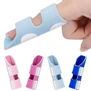 4 Pcs Finger Splints for Women Girls, Finger Straightener Brace for Arthrists, Finger Splints for Broken Finger, Splint for Trigger Finger