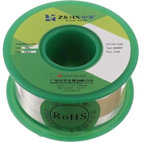 Lead Free Solder Wire Sn99 Ag0.3 Cu0.7 Rosin core solder wire for electrical soldering (0.8mm 50g)