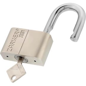 keyed Alike Padlocks, Heavy Duty Stainless Steel Shackle Lock, Waterproof and Rustproof Storage, Warehouses, Garage, Outdoors, 4-Pack