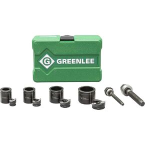 Greenlee Slug Buster Knockout Kit (1/2"-1-1/4") + Hex Ratchet Wrench (1")