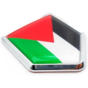 Palestine Flag Decal Palestinian Sticker Emblem Flags for Bumper (2 Pack)