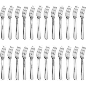 36-Piece Dinner Forks Set, Funnydin 7.1 Inches Stainless Steel Forks Silverware, Durable Table Forks Set, Use for Home, Kitchen and Restaurant - Mirror Polished, Dishwasher Safe