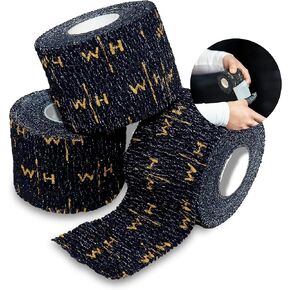 شريط الإبهام لرفع الأثقال في المنزل: شريط قبضة رياضي، شريط لاصق إضافي للإصبع للتمرين - شريط للجسم، شريط رياضي مثالي لرفع الأثقال - شريط رياضي، رياضي - 7 م/23 قدم (أسود) in Kuwait