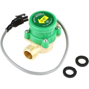 HT-120 AC 220V 0.5A G1/2"-1/2" Thread Sensor Switch for Shower Low Water Pressure Solar Heater Water Circulation