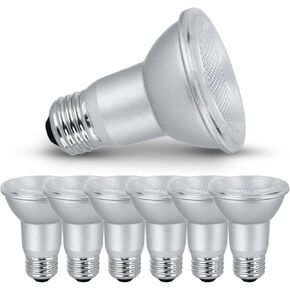 Xtricity LED Light Bulb PAR20, Dimmable Flood Light Bulb, 7 Watt (50W Equivalent), 500 Lumens, 3000k Soft White, 120V, Indoor/Outdoor, Energy Star Certified, UL Listed (2 Pack)