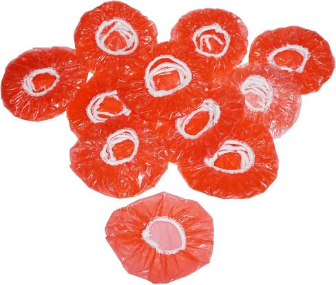 50 قطعة من غطاء كاشف الدخان، غطاء منبه الحريق غطاء طلاء الغبار، يغطي دوارات فرامل القرص أثناء تنظيف دراجة الطريق، غطاء إنذار دخان بلاستيكي قابل للتمدد للطهي المنزلي والخبز أو التنظيف، أحمر in Kuwait