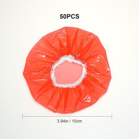 50 قطعة من غطاء كاشف الدخان، غطاء منبه الحريق غطاء طلاء الغبار، يغطي دوارات فرامل القرص أثناء تنظيف دراجة الطريق، غطاء إنذار دخان بلاستيكي قابل للتمدد للطهي المنزلي والخبز أو التنظيف، أحمر in Kuwait