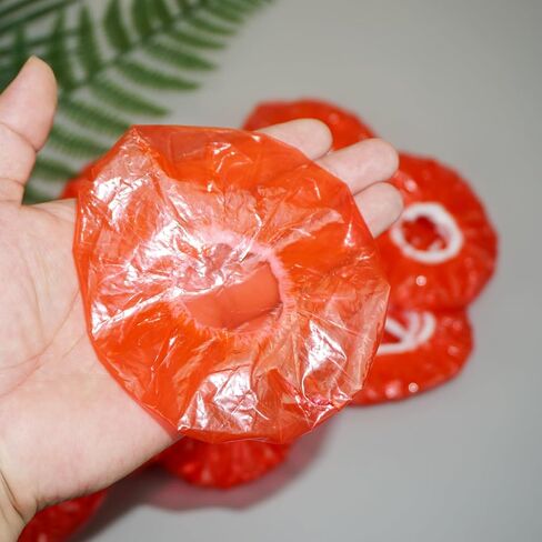 50 قطعة من غطاء كاشف الدخان، غطاء منبه الحريق غطاء طلاء الغبار، يغطي دوارات فرامل القرص أثناء تنظيف دراجة الطريق، غطاء إنذار دخان بلاستيكي قابل للتمدد للطهي المنزلي والخبز أو التنظيف، أحمر in Kuwait