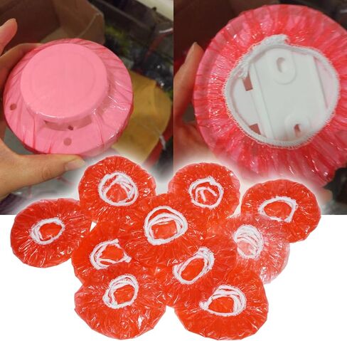 50 قطعة من غطاء كاشف الدخان، غطاء منبه الحريق غطاء طلاء الغبار، يغطي دوارات فرامل القرص أثناء تنظيف دراجة الطريق، غطاء إنذار دخان بلاستيكي قابل للتمدد للطهي المنزلي والخبز أو التنظيف، أحمر in Kuwait