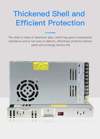 Creality Ender-3 V3 SE/KE 350W Power Supply, Safe and Reliable, 3D Printer Accessories for Ender-3 V2/3 Max Neo/3 Neo/3 S1/3 S1 Pro/Ender-3 S1 Plus/V3 SE/V3 KE/CR-10 SE in Saudi Arabia