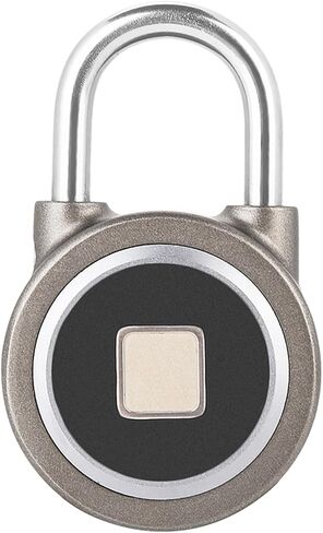 Sonew Smart Fingerprint Keyless Waterproof Lock APP Control Security Anti-Theft Padlock 15 Sets of Fingerprints Waterproof Rustproof Tamper Proof for Android iOS System in Saudi Arabia