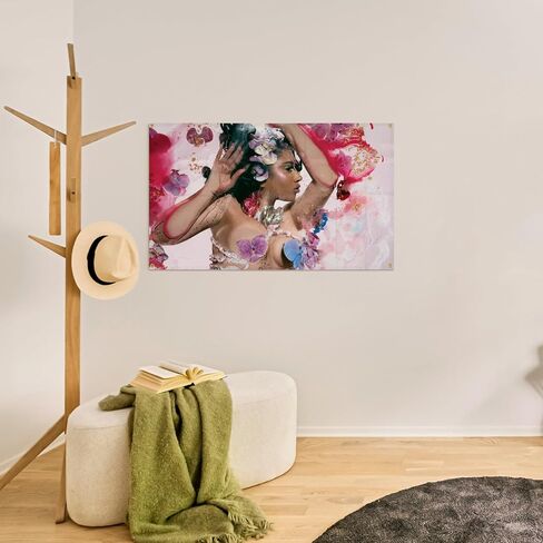 Generic Art Music Tapestry Female K-ali Singer Uch-is Album Cover 3X5 Feet Retro Tapestry Poster Durable Wall Tapestry Popular Art Home Decoration, red in Saudi Arabia