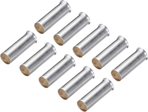 MECCANIXITY 100 Pcs Non Insulated Butt Connectors 10AWG Wire Connector for Electrical Wire Crimp Ferrule Terminals in Saudi Arabia