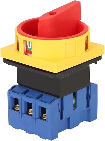 1Pcs Universal Changeover Selector Switch, Power Transfer Switch, 2 Positions, LW30-25A 380V 25A Motor, Water Pump Generators, Rotary Cam Selector On-Off GLD11 in Saudi Arabia