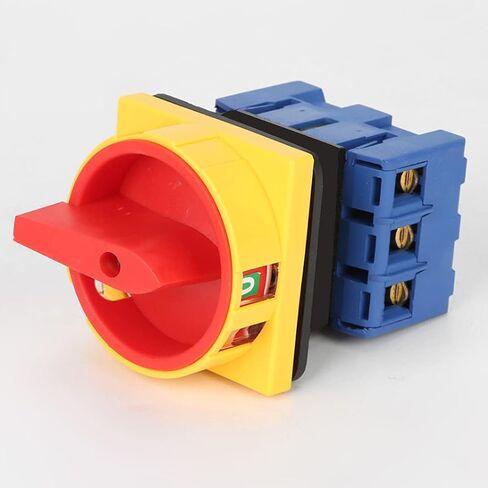 1Pcs Universal Changeover Selector Switch, Power Transfer Switch, 2 Positions, LW30-25A 380V 25A Motor, Water Pump Generators, Rotary Cam Selector On-Off GLD11 in Saudi Arabia