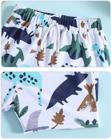 Happy Cherry Baby Boys Swim Trunks Toddler Boy Stretch Swimsuit Shorts Quick Dry Infant Beach Shorts Breathable Board Shorts in Saudi Arabia
