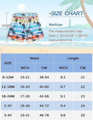Happy Cherry Baby Boys Swim Trunks Toddler Boy Stretch Swimsuit Shorts Quick Dry Infant Beach Shorts Breathable Board Shorts in Saudi Arabia