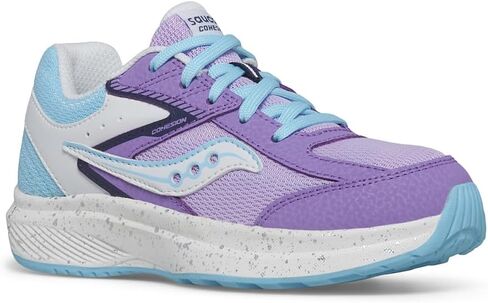 Saucony Cohesion KDZ (Big Kids) Sneaker, Purple/Blue, 3.5 US Unisex in Saudi Arabia