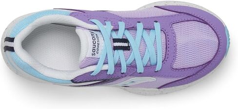 Saucony Cohesion KDZ (Big Kids) Sneaker, Purple/Blue, 3.5 US Unisex in Saudi Arabia