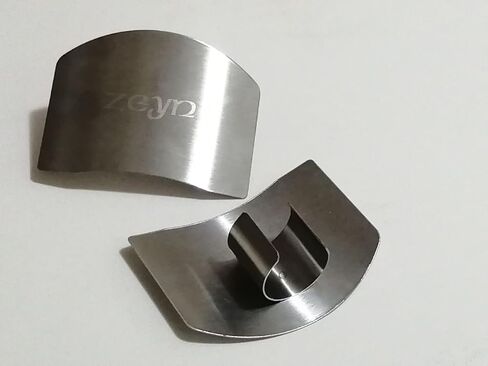 Finger Protector tool ZEYN Cutting Kitchen Tool Stainless Steel Finger Protector to Prevent Accidents Cutting Food to Avoid Damage Protectors for Fast Slicing Chopping Vegetables for Kitchen Safe. in Saudi Arabia