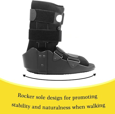 Short Air Walker Fracture Boot Walking Protection Boot Inflatable with Aluminum Brackets for Broken Foot Fractures Sprains fits Left or Right Foot Ankle Large in Saudi Arabia