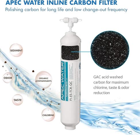 APEC Water Systems FILTER-MAX-ESPHUV-SSV2 75 GPD High Capacity Complete Replacement Filter Set for Essence Series ROES-PHUV75 Reverse Osmosis Water Filter System Stage 1-7 in Saudi Arabia
