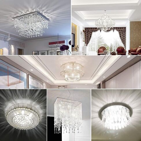 مصباح إضاءة LED hansang G9، مصابيح إضاءة ثريا 6 وات (مكافئ هالوجين 60 وات)، 88 قطعة LED، ضوء نهاري 6000 كلفن أبيض، غير قابل للتعتيم، قاعدة G9 ثنائية الدبوس، زاوية شعاع 360 درجة، 600 لومن، حزمة من 6 in Saudi Arabia
