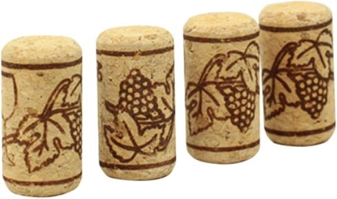 Bag of 30#8 Natural Wine Corks (SIZE 7/8" x 1 3/4") DIY Craft Wine Stoppers for Bottling of Wines Homemade Wine Making in Saudi Arabia
