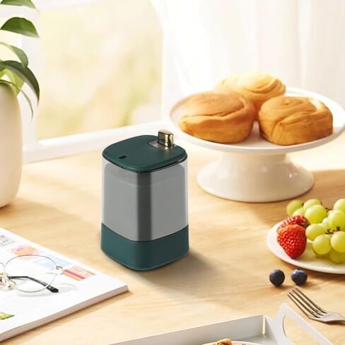 قطعتان من موزعات حامل أعواد الأسنان، حاوية أعواد الأسنان الأوتوماتيكية، صندوق توزيع تخزين أعواد الأسنان، مع 1000 عيدان أسنان، لمطعم مطبخ غرفة المعيشة المنزلية - أخضر داكن in Kuwait