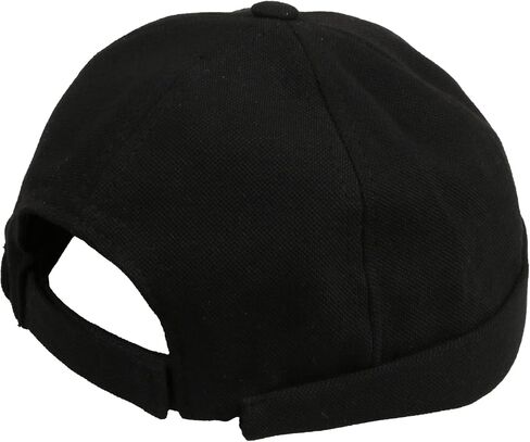 Cotton Docker Cap, Unisex Brimless Cap, Men Skull Cap, Brimless Beanie Hat, Men Women Cuffed Hat. in Saudi Arabia