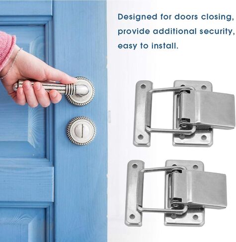 Latch Hasp Catch Toggle Stainless Steel Stainless Steel Hardware Cabinet Case 2pcs for doors gate locks in Saudi Arabia