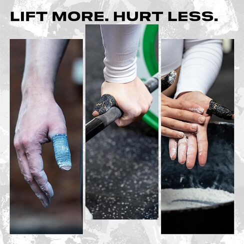Weightlifting House Weight Lifting Thumb Tape: Athletic Grip Tape, Finger Extra Adhesive Tape for Workout - Body Tape, Sports Tape Perfect for Weightlifting - Sports Tape, Athletic - 7m/23ft (Black) in Saudi Arabia