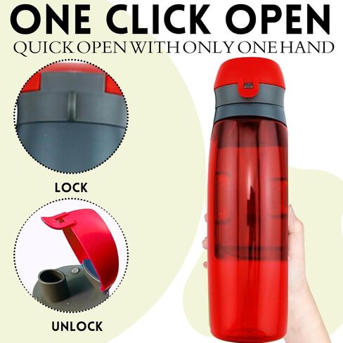 Water Bottle with Storage Holder (Cash, Card and Key) 750ml- 5 Graceful Colors Reusable Insulated Large Sports Water Bottle for Kids, Running, Travel, Gym, Bike, and School with Fast Remove Snap Clip in Saudi Arabia