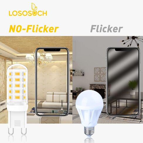 Dimmable G9 Led Bulbs 3W 4000K Neutral White,Replace G9 Halogen 20W 25W 30W, AC120V 0-100% Dimming G9 Led Bulbs 3W 350LM for Chandelier Ceiling Pendant Lighting, No Flicker, 10-Pack in Saudi Arabia