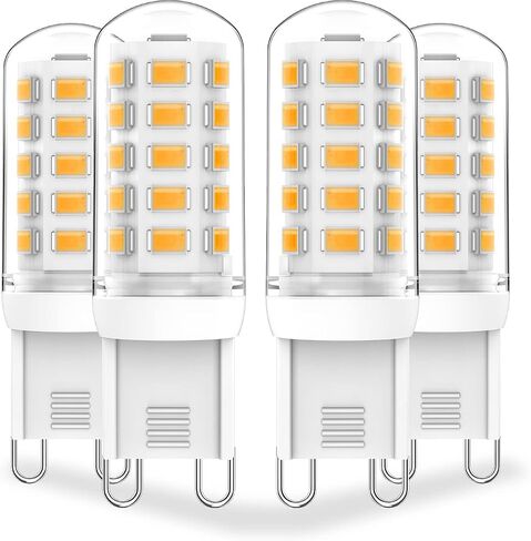 Dimmable G9 Led Bulbs 3W 4000K Neutral White,Replace G9 Halogen 20W 25W 30W, AC120V 0-100% Dimming G9 Led Bulbs 3W 350LM for Chandelier Ceiling Pendant Lighting, No Flicker, 10-Pack in Saudi Arabia