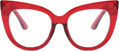 bullabulling Ladies Reading Glasses Stylish Frame - Oversized cat eye Design Reader Eyeglasses for Women in Saudi Arabia