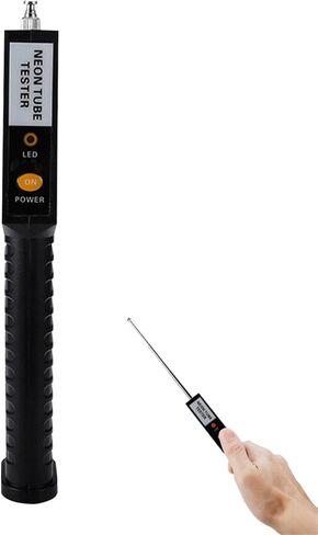 Neon Tube Tester,LED Tester,Battery Powered Portable Handheld Universal Neon Tube Lamp Fluorescent Light Bulb Tester,Lamp Diagnostic Detector,for Testing Various Lamp Light Tube(No Battery Included) in Saudi Arabia