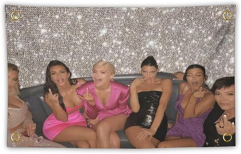 Nhmua Kardashians Flag Banner Tapestry for Teen Bedroom Wall Hanging College Decor 3x5 Feet Indoor Outdoor Poster in Saudi Arabia